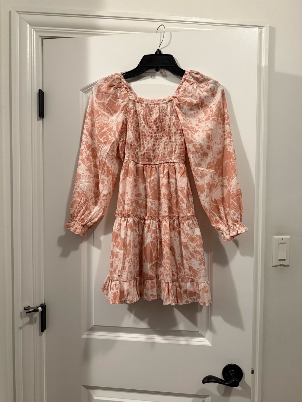 Hayden Girls Pink Floral Tiered Mini Dress